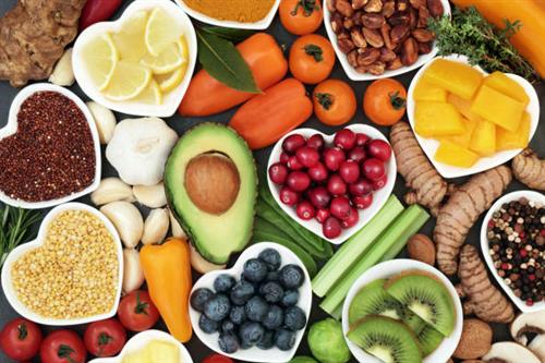 array of food 